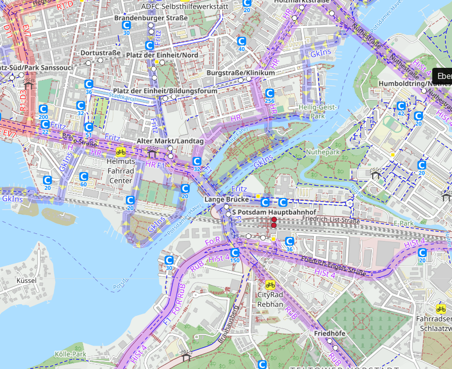 OpenCycleMap Town