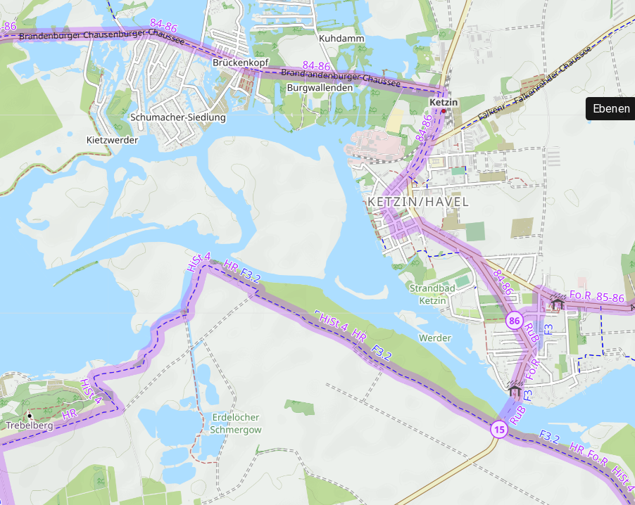 OpenCycleMap Rural